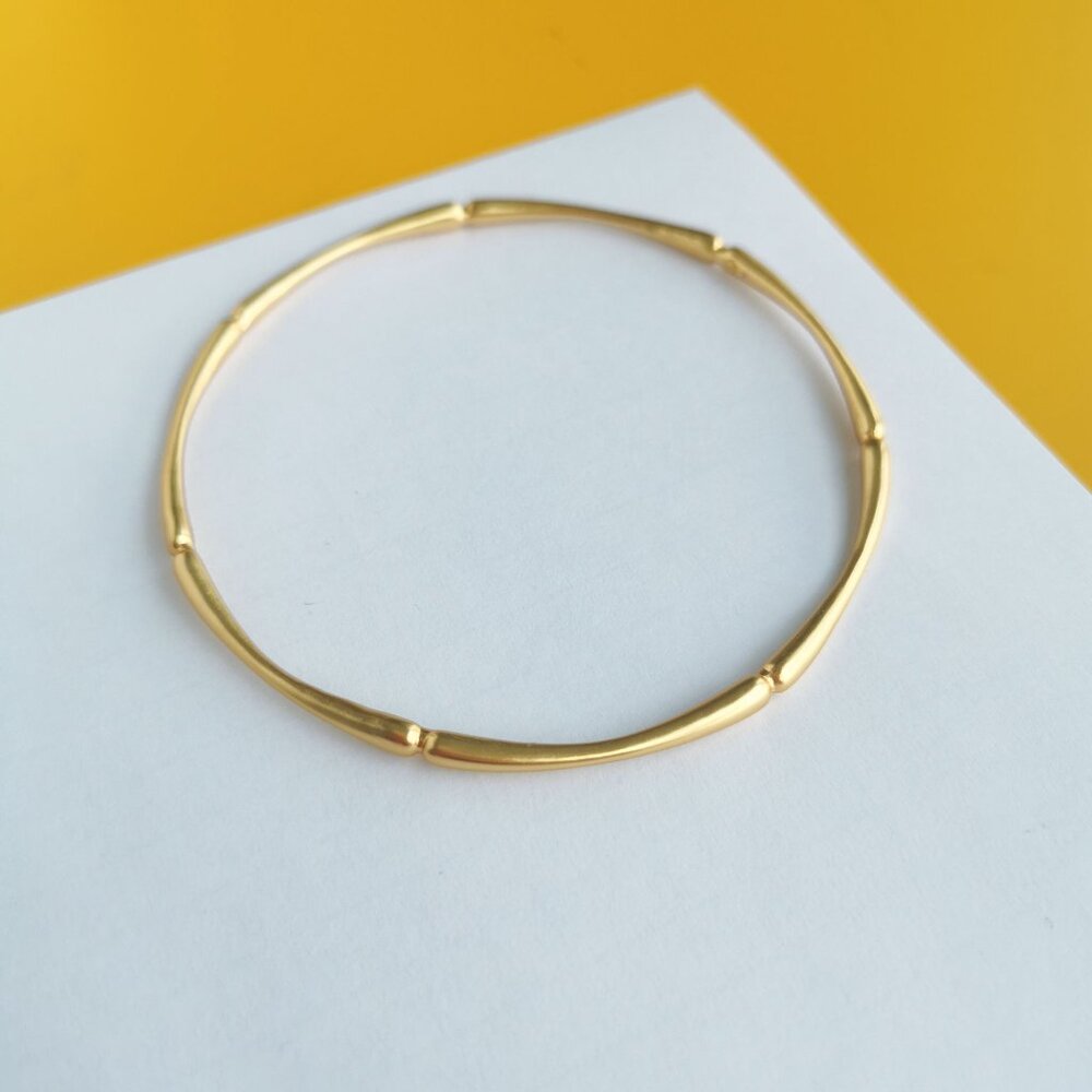Bamboo Gold Bamboo Bracelet by Julie Vos - Picture 2 of 3